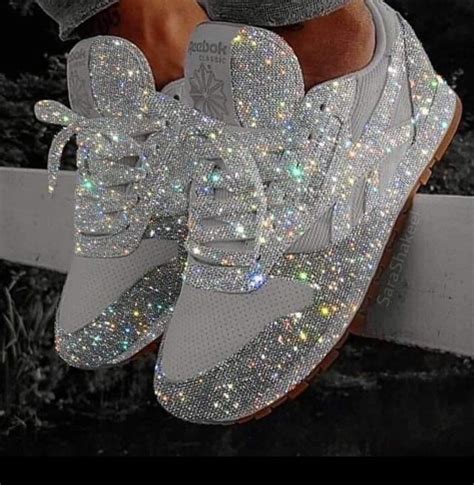 dressy women's sneakers glitter.